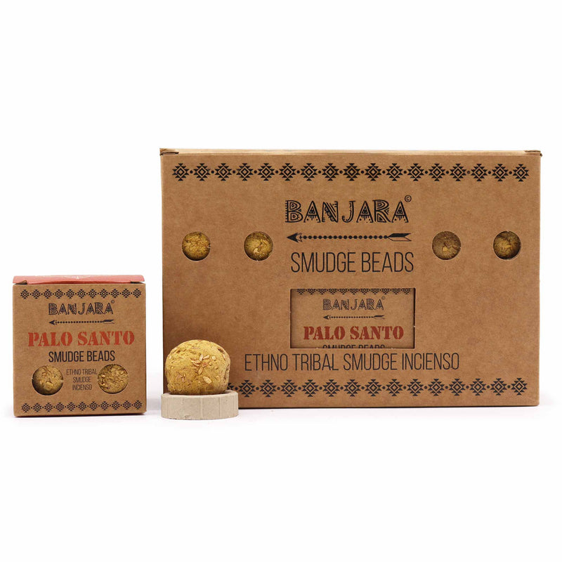 Banjara Palo Santo Smudge Beads With Burner