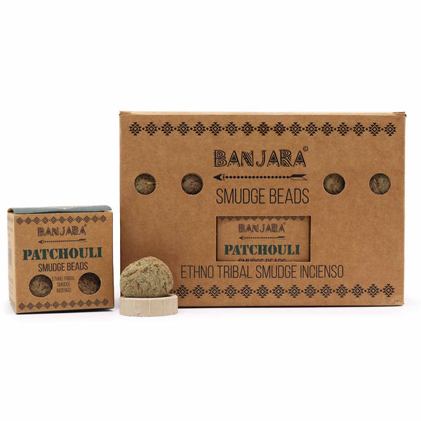 Banjara Patchouli Smudge Beads With Burner