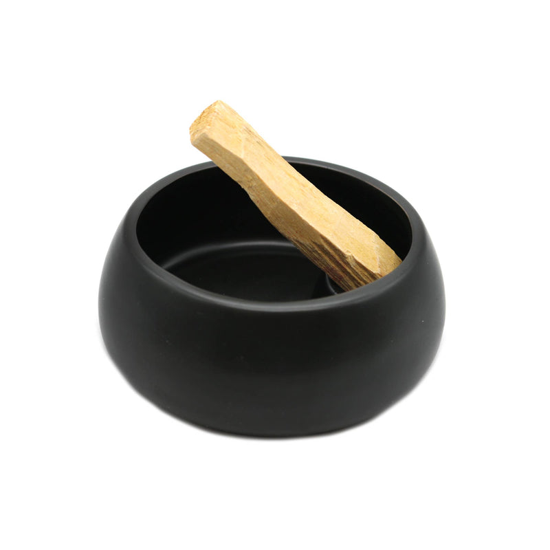 Ceramic Palo Santo Burner Bowl - Black