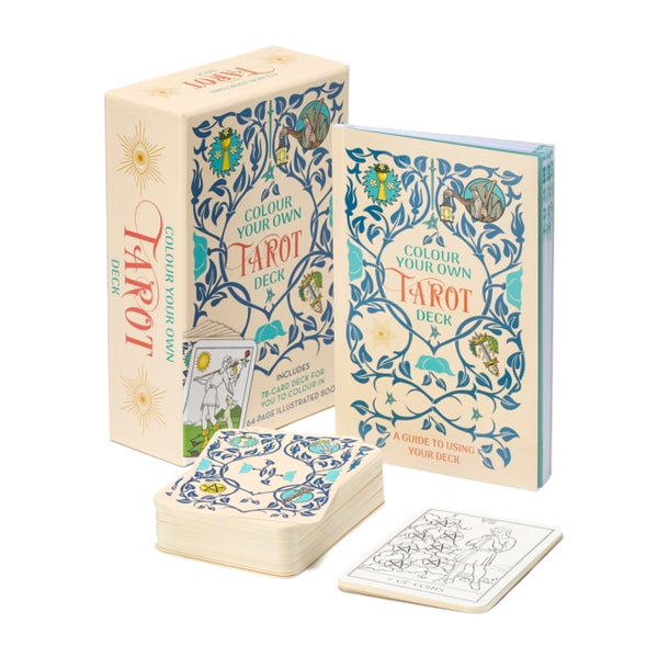 Colour Your Own Tarot Book & Card Deck : Includes 78 cards to colour in and a 64-page book