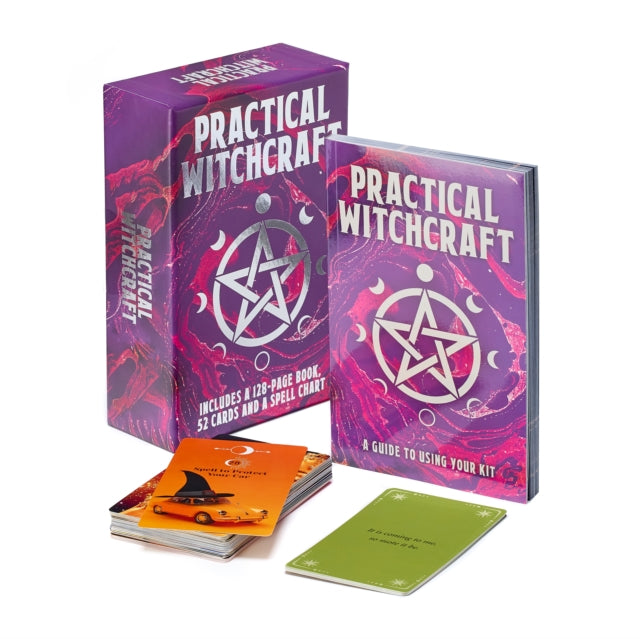 Practical Witchcraft Book & Card Deck : Includes 128-page book, 52 cards and a spell chart