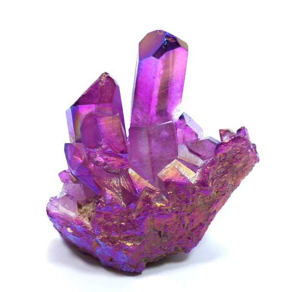 Purple Aura Quartz Cluster (126.5g)