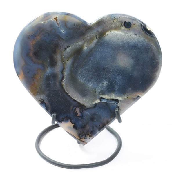 Agate Heart Carving (256g)