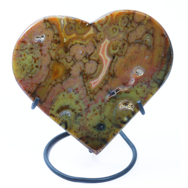 Agate Heart Carving (254g)