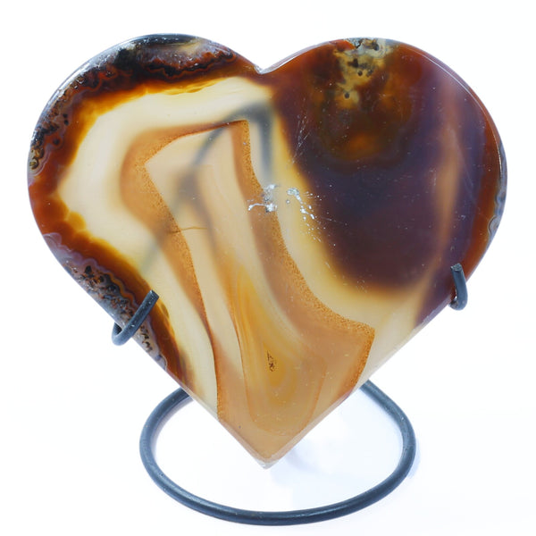 Agate Heart Carving (255g)