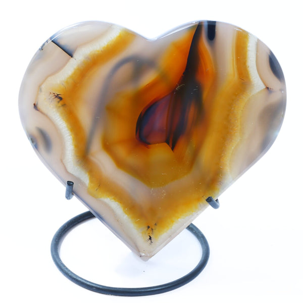 Agate Heart Carving (248g)