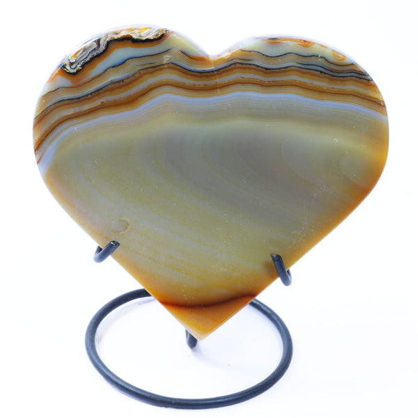 Agate Heart Carving (264g)