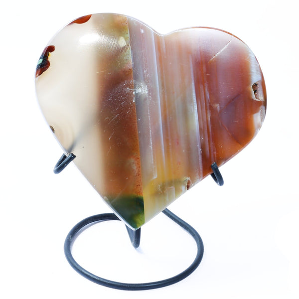 Agate Heart Carving (192g)