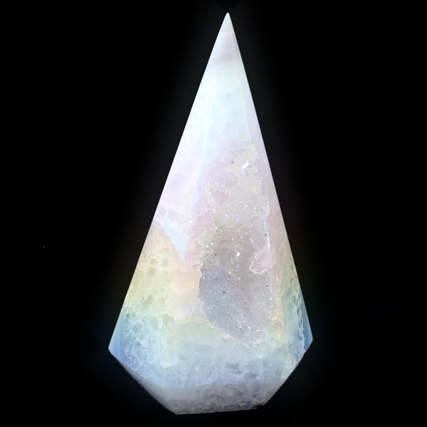 Angel Aura Agate Obelisk (656g)