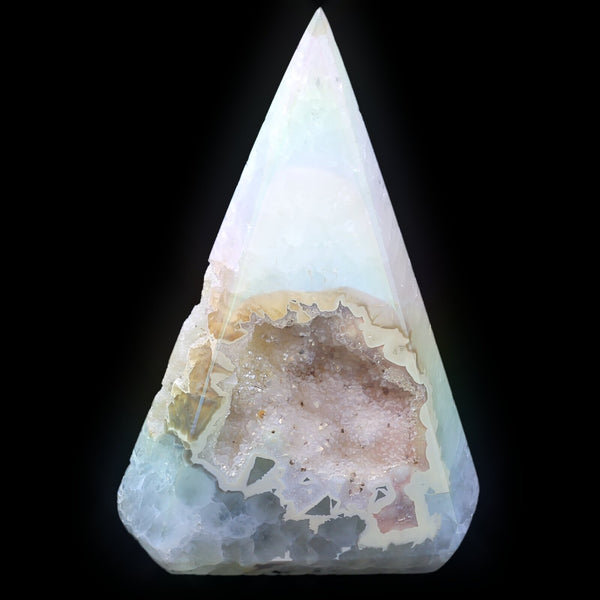 Angel Aura Agate Obelisk (454g)