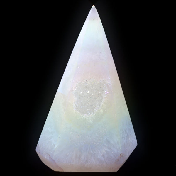 Angel Aura Agate Obelisk (464g)