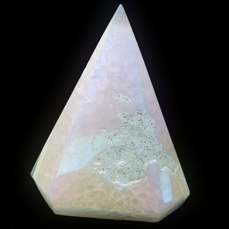 Angel Aura Agate Obelisk (414g)