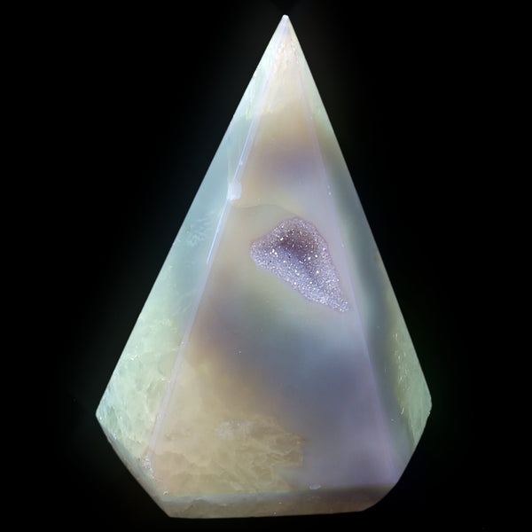 Angel Aura Agate Obelisk (346g)