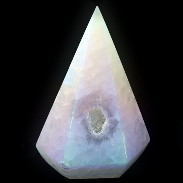 Angel Aura Agate Obelisk (375g)