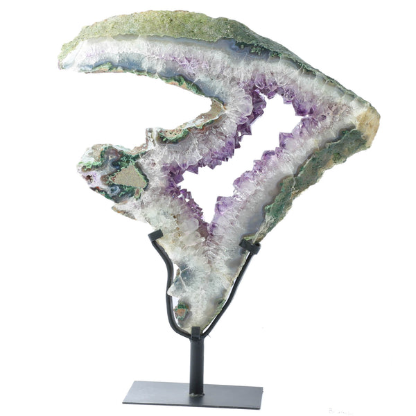 Amethyst Slice On A Stand (5600g)