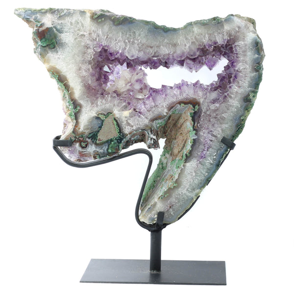 Amethyst Slice On A Stand (6100g)