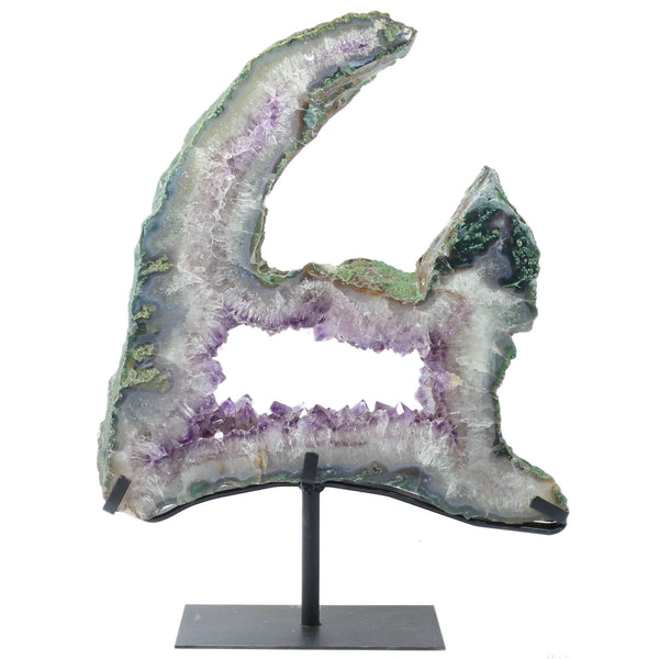 Amethyst Slice On A Stand (5540g)