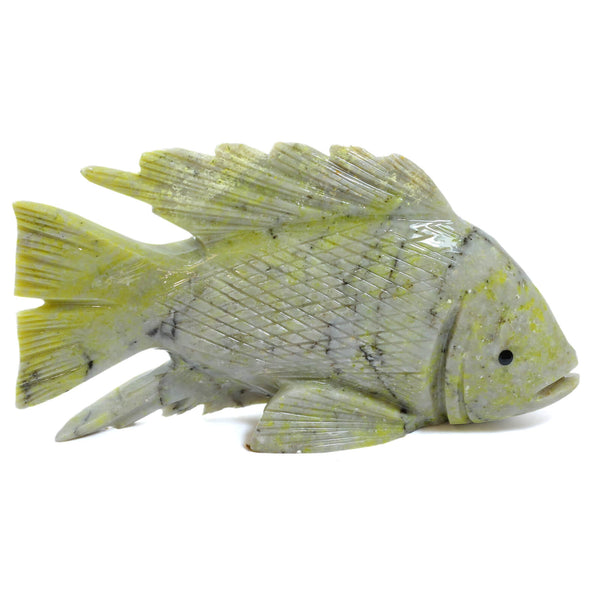 Green Calcite Spirit Animal - The Fish (914g)