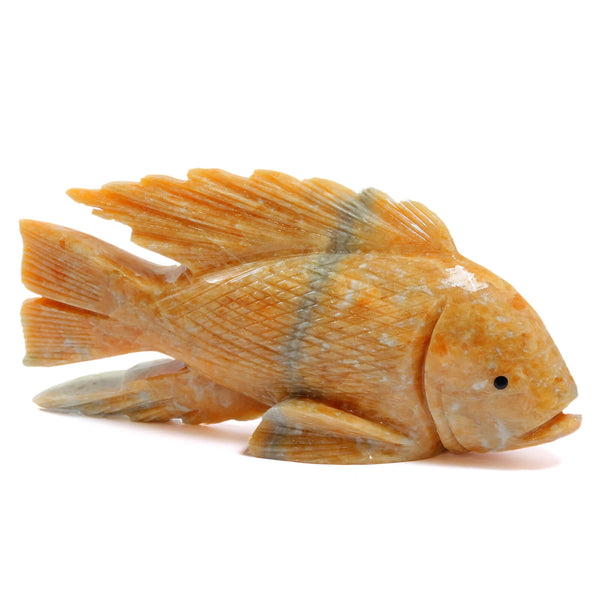 Orange Calcite Spirit Animal - The Fish (1263g)