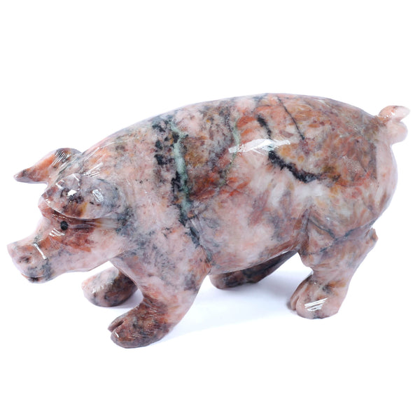 Red Calcite Spirit Animal - The Pig (1351g)