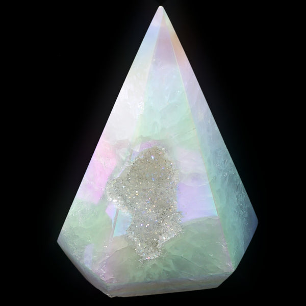 Angel Aura Agate Obelisk (428g)