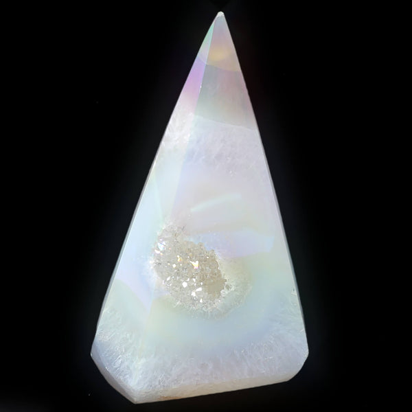 Angel Aura Agate Obelisk (295g)