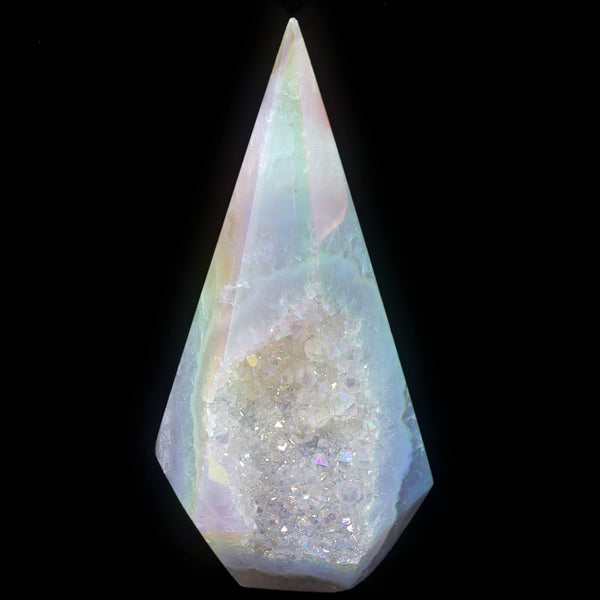 Angel Aura Agate Obelisk (347g)