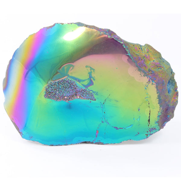 Titanium Aura Agate Geode (1640g)