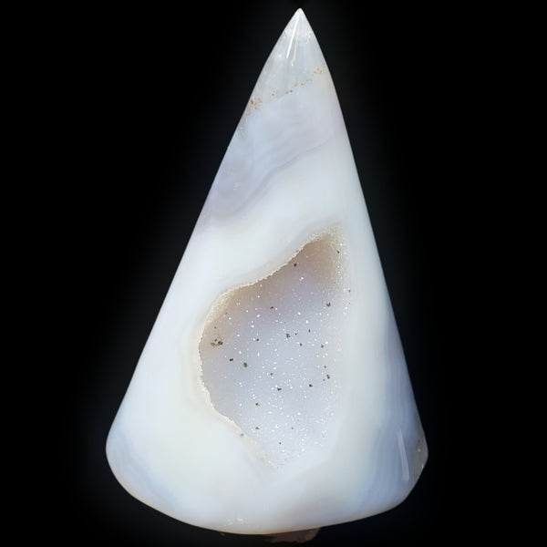 White Agate Christmas Tree (365g)