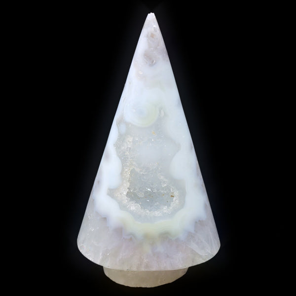 White Agate Christmas Tree (591g)