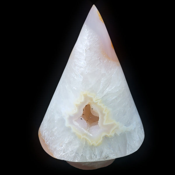 White Agate Christmas Tree (443g)