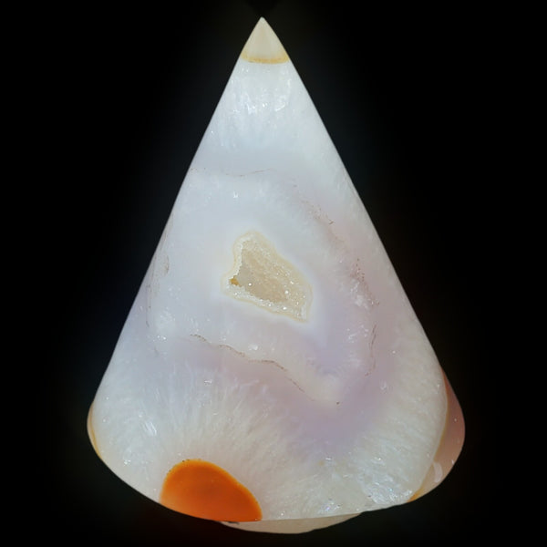 White Agate Christmas Tree (304g)