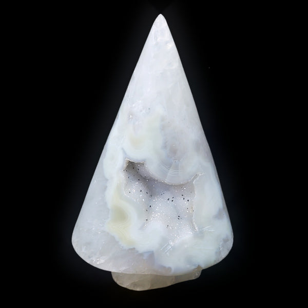 White Agate Christmas Tree (484g)