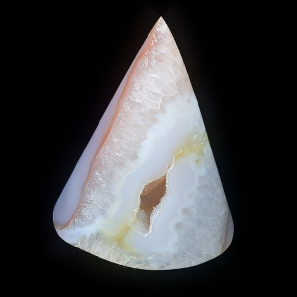 White Agate Christmas Tree (419g)