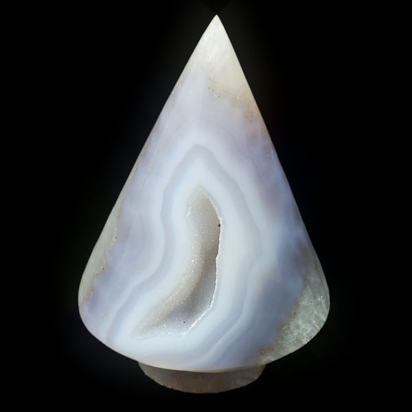 White Agate Christmas Tree (503g)