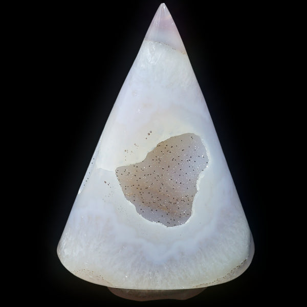 White Agate Christmas Tree (547g)