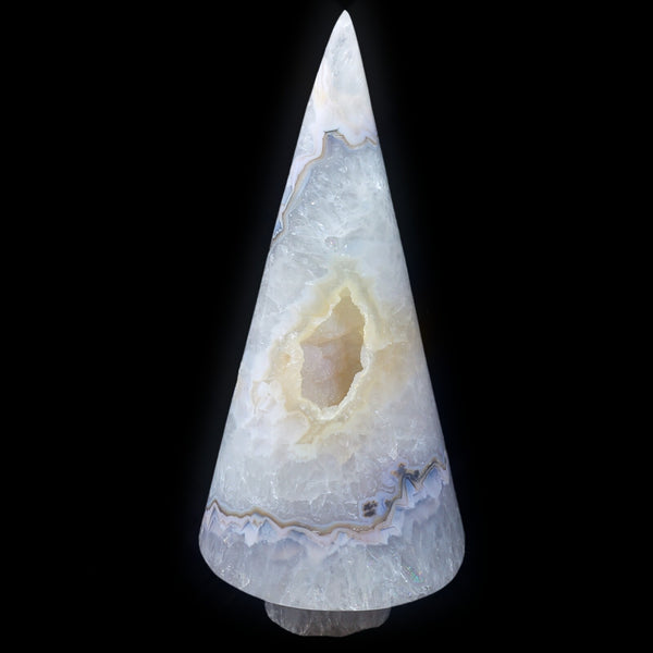 White Agate Christmas Tree (800g)