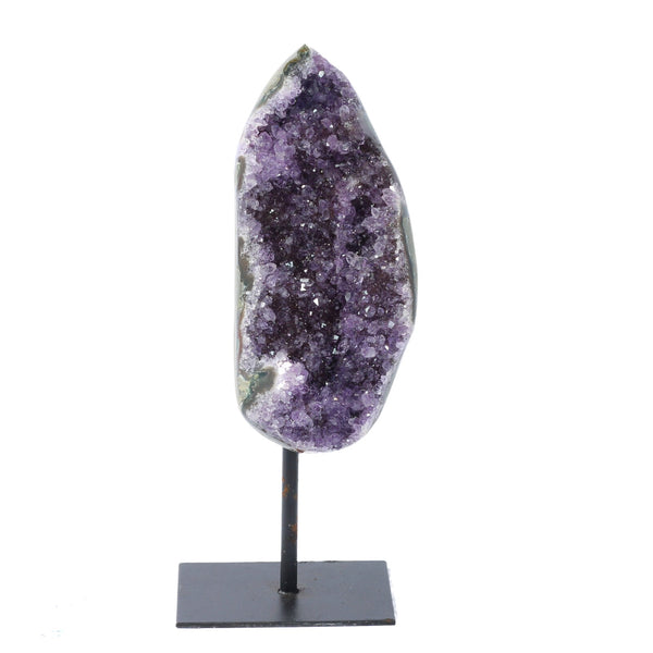 Amethyst Cluster On A Display Stand (803g)