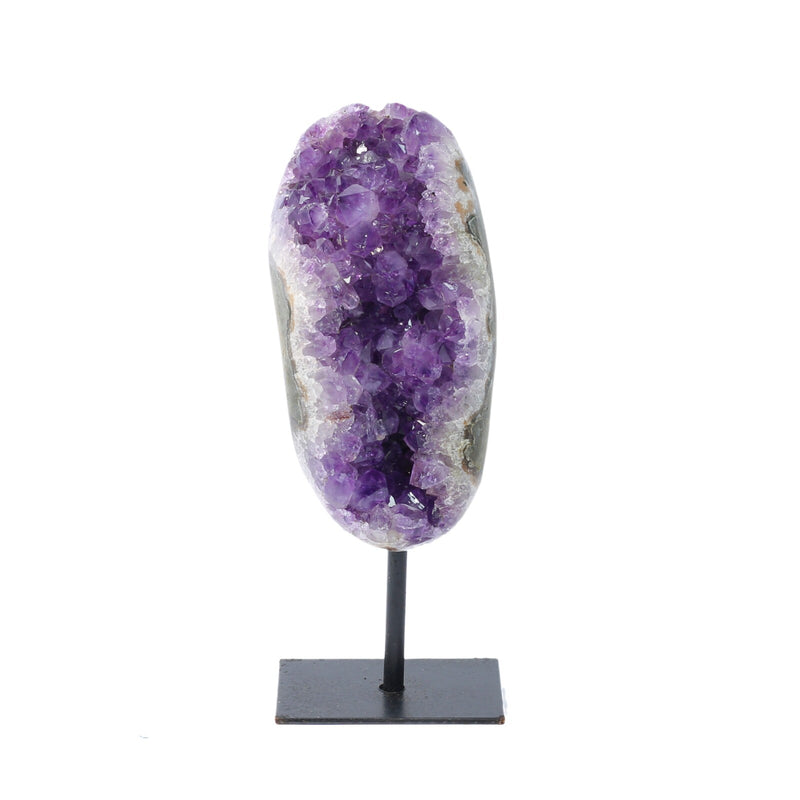 Amethyst Cluster On A Display Stand (866g)