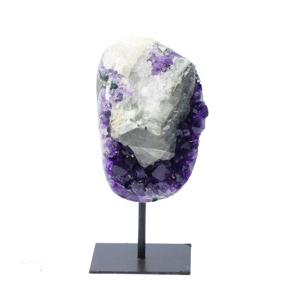 Amethyst Cluster On A Display Stand (1258g)