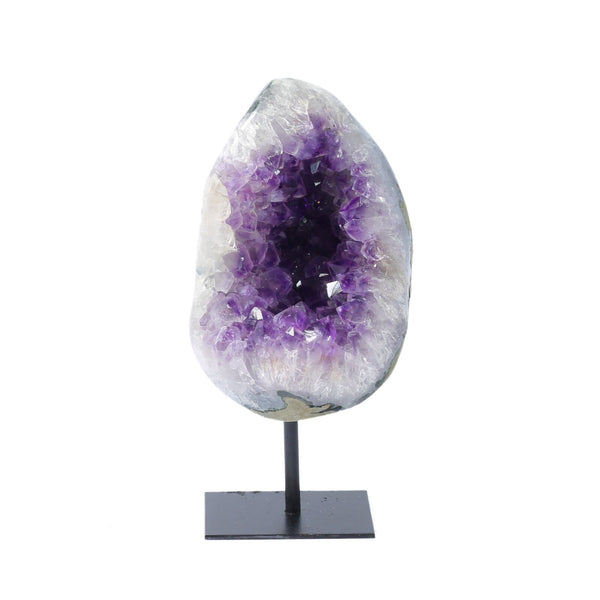 Amethyst Cluster On A Display Stand (1397g)