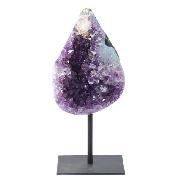 Amethyst Cluster On A Display Stand (1555g)