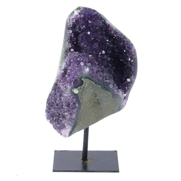 Amethyst Cluster On A Display Stand (1426g)