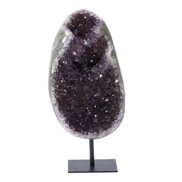 Amethyst Cluster On A Display Stand (1485g)