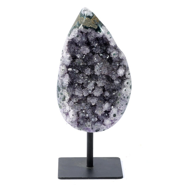 Amethyst Cluster On A Display Stand (1055g)