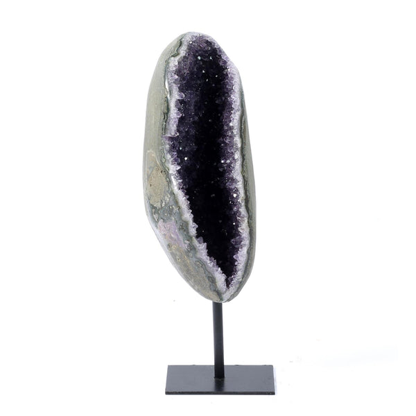 Amethyst Cluster On A Display Stand (1213g)