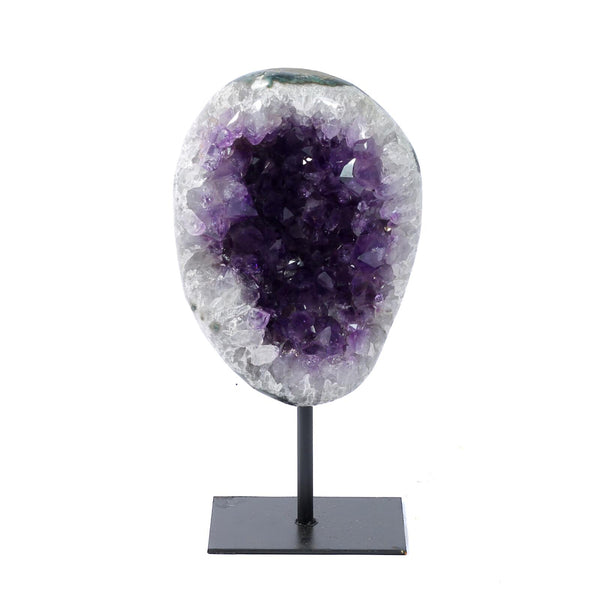 Amethyst Cluster On A Display Stand (946g)