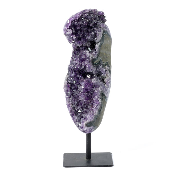 Amethyst Cluster On A Display Stand (1540g)