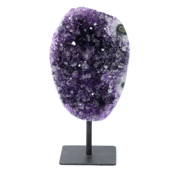 Amethyst Cluster On A Display Stand (1562g)