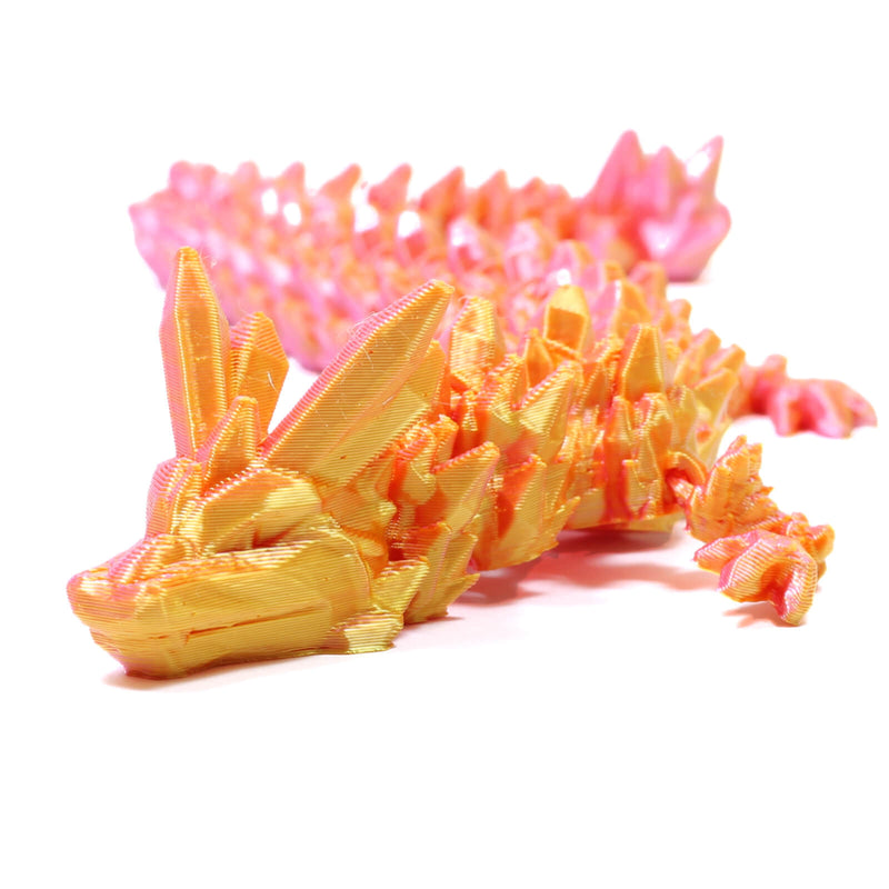 Sensory Protection Dragon - Pink/Gold